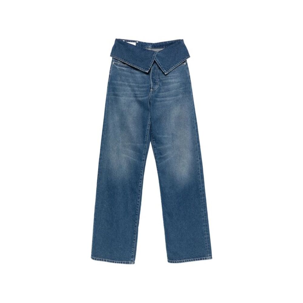 Dries Van Noten Blue Denim - Wide-Leg Jeans Women